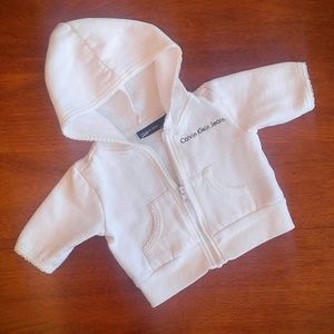 Infant Calvin Klein Hooded Sweatshirt